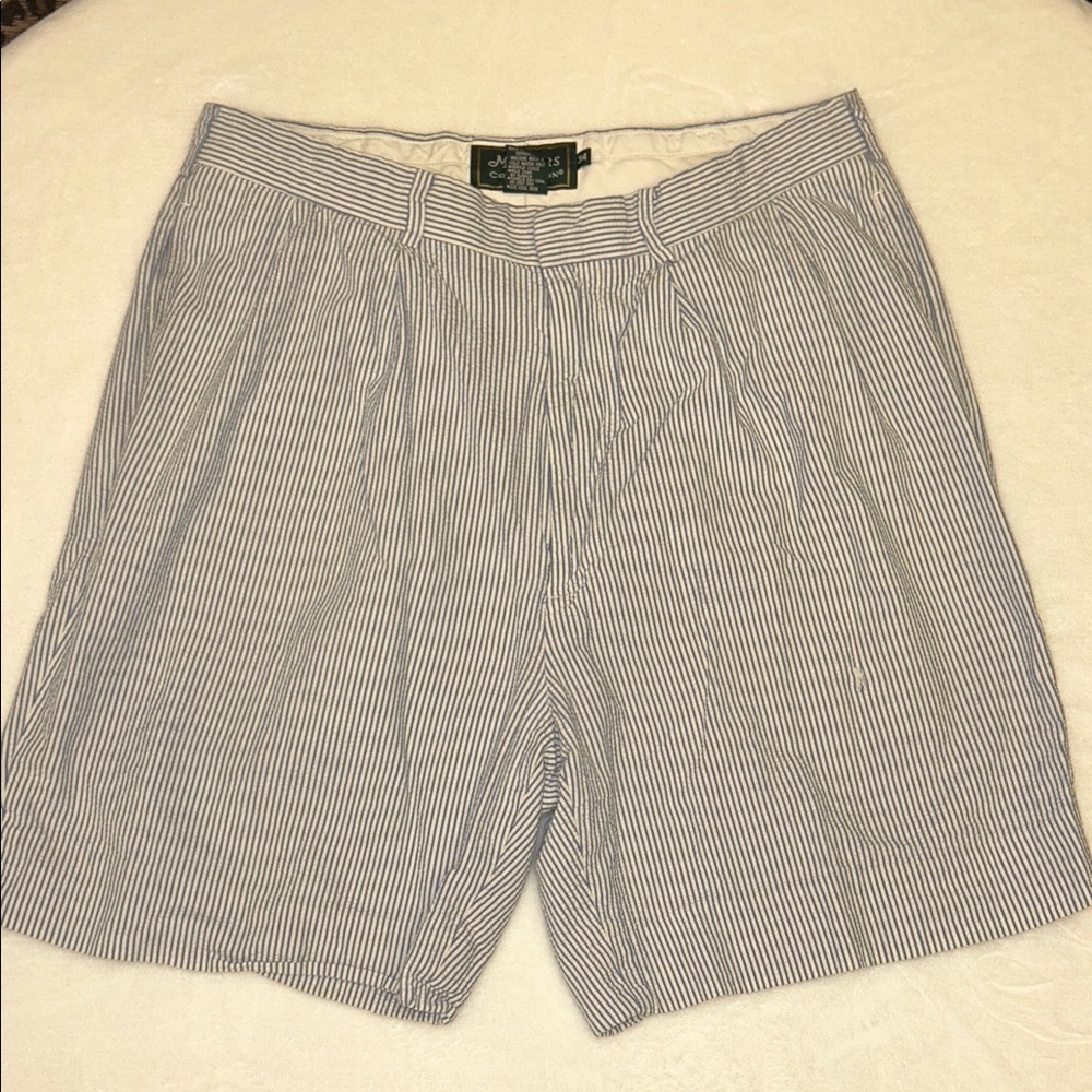 Masters Collection Seersucker Shorts Size 34